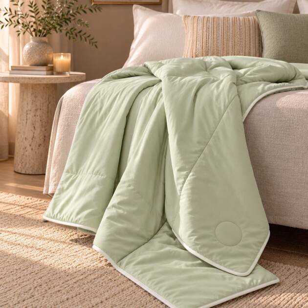 Sakura Sage Japanese Bamboo Quilt