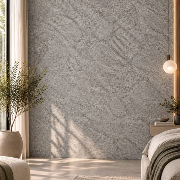 Anthracite Stone Luxe Wallpaper