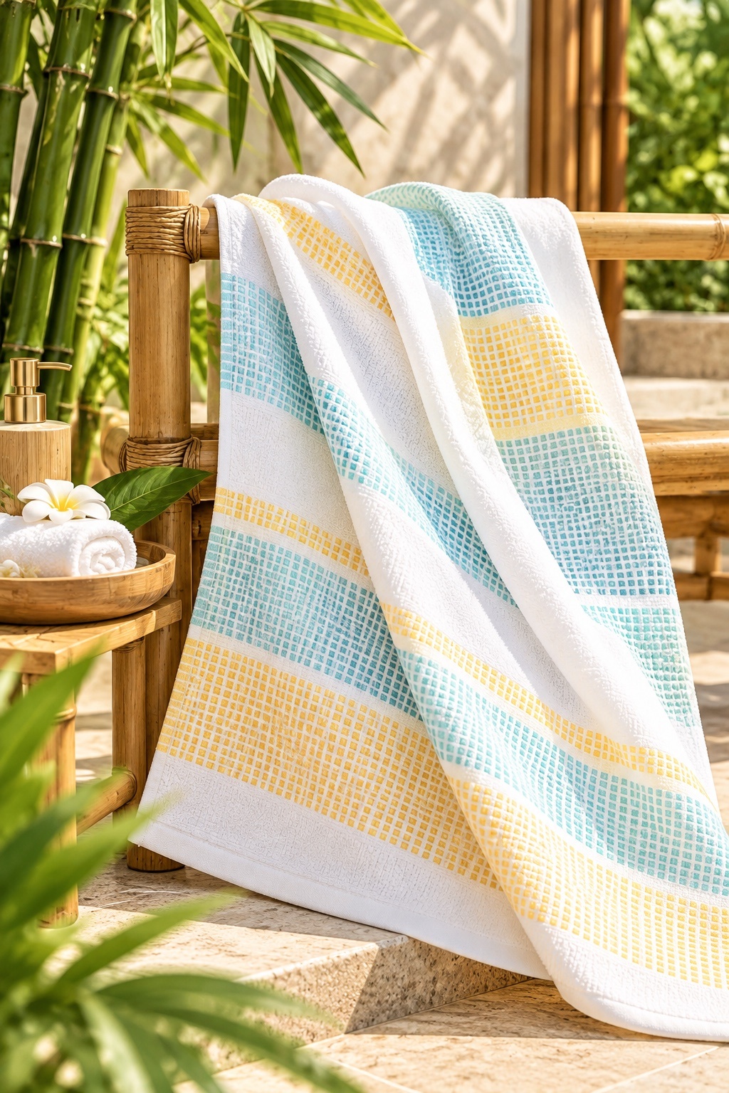 Bamboo Sunrise – Bamboo Dobby Bath Towel