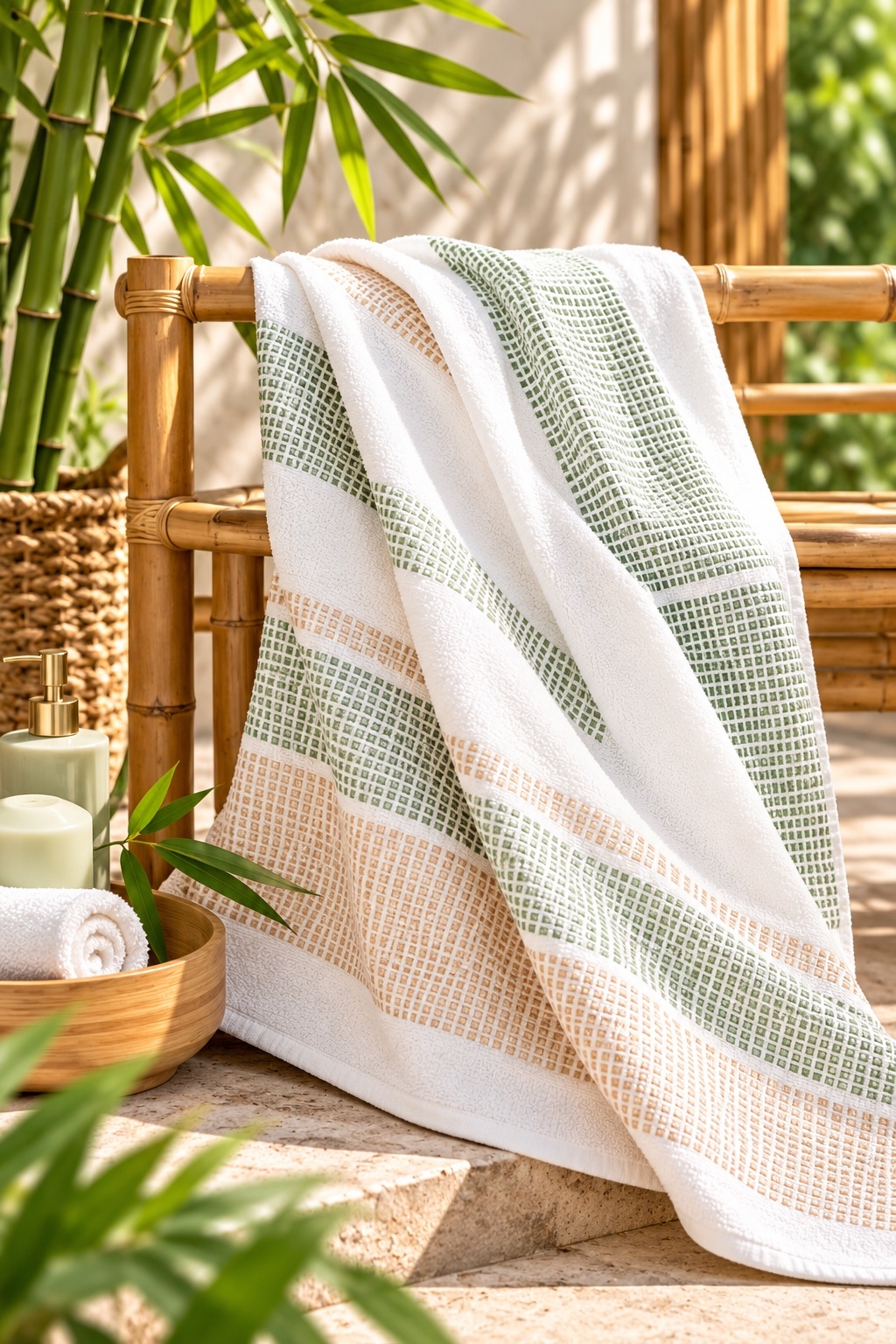 Bamboo Haven – Bamboo Dobby Bath Towel