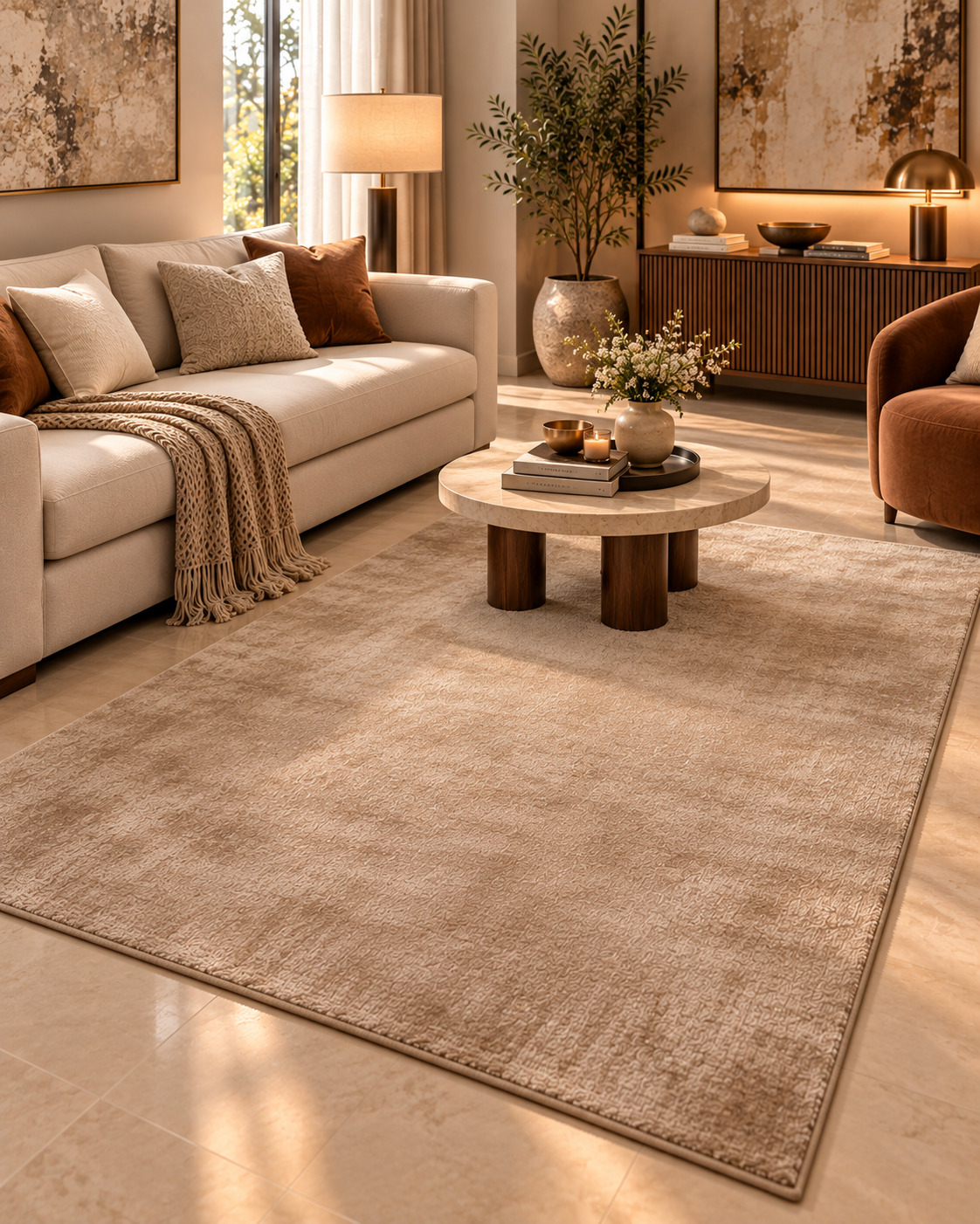 Barclay Velvet Touch Carpet – Warm Beige