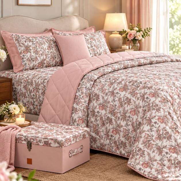Rose Meadow 6-Piece Premium Bedding Set