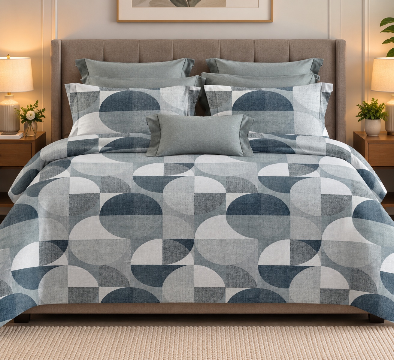 Slate Grey Geometry