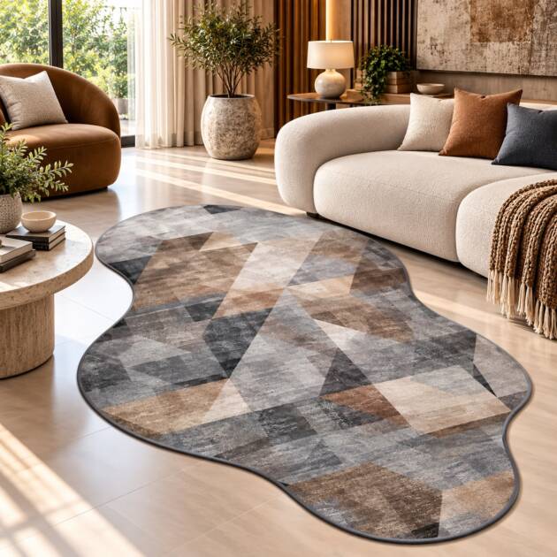 Terra Prism – Geometric Shape Carpet