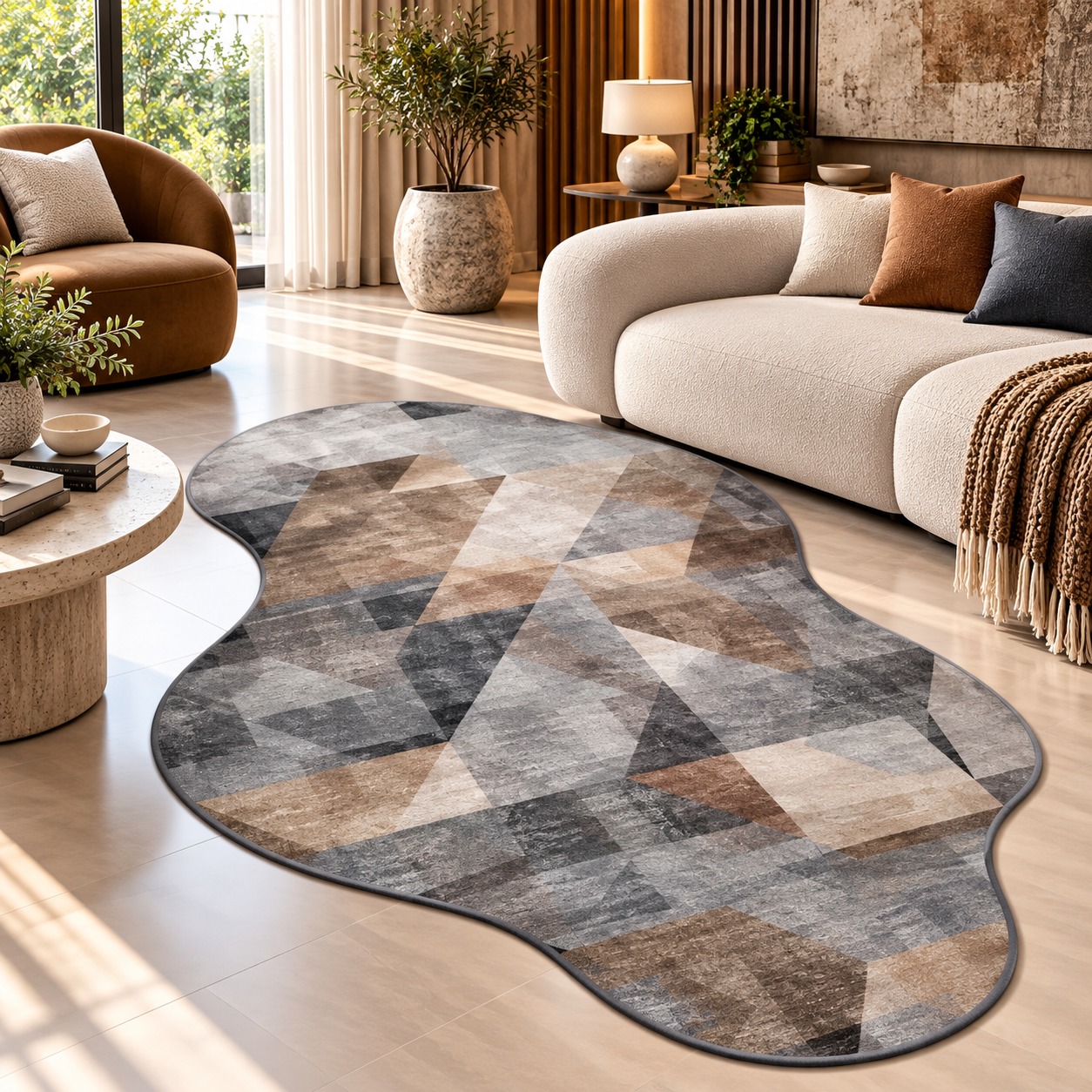 Terra Prism – Geometric Shape Carpet