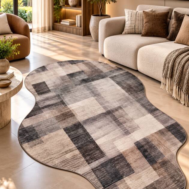 Stone Mosaic – Geometric Shape Carpet