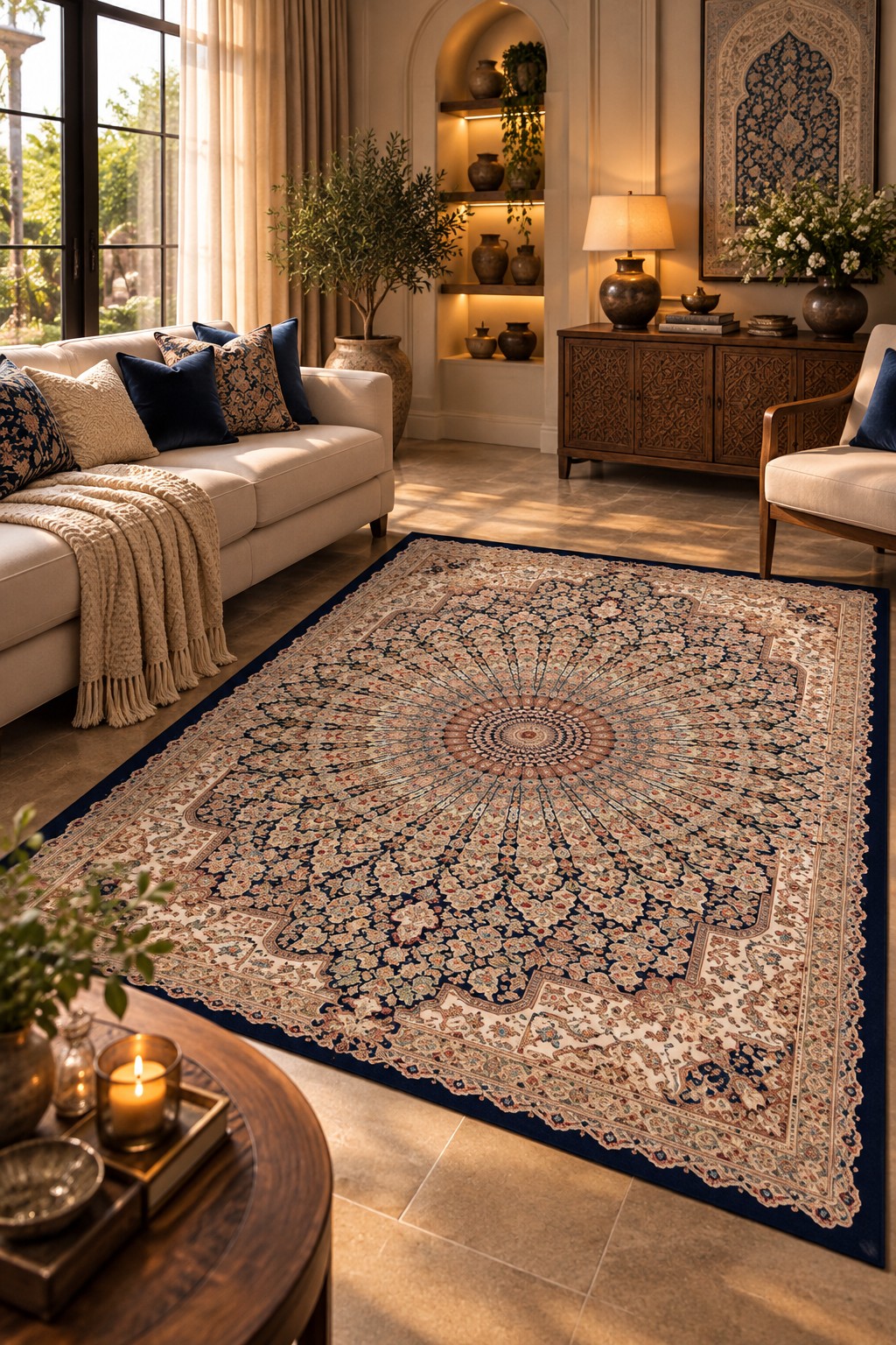 Shahi Noor Mandala – Royal Heritage Carpet