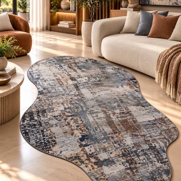 Urban Mirage – Abstract Shape Carpet